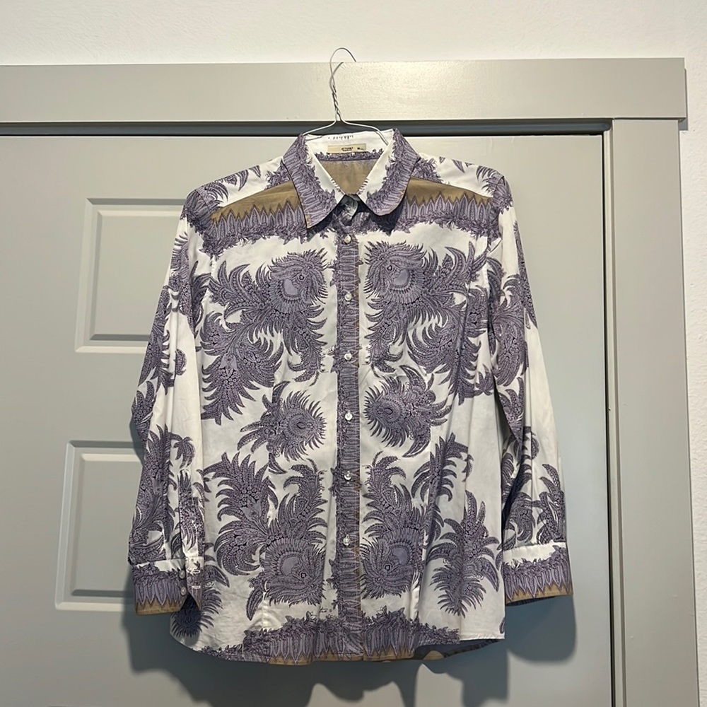 Size 10 etro dress shirt slim fit